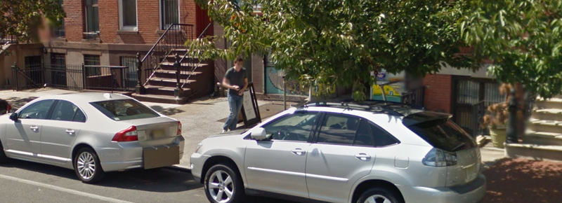 Illustration for article titled Google Street View Car Captures Me Capturing Google Street View Car